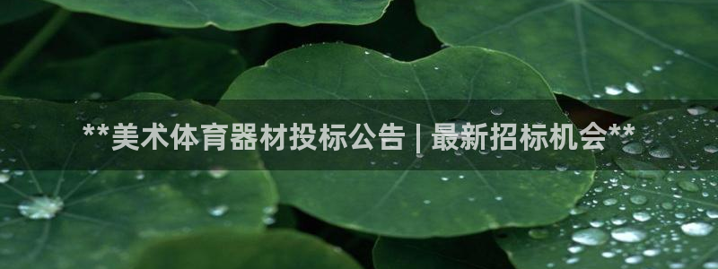 富联娱乐登录注册：**美术体育器材投标公告 | 最新