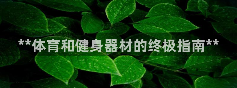 富联官方网站入口网址查询：**体育和健身器材的终极指