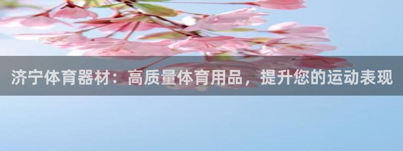 富联官网登录：济宁体育器材：高质量体育用品，提升您的
