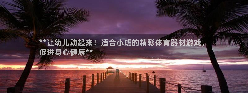 富联平台官网：**让幼儿动起来！适合小班的精彩体育器
