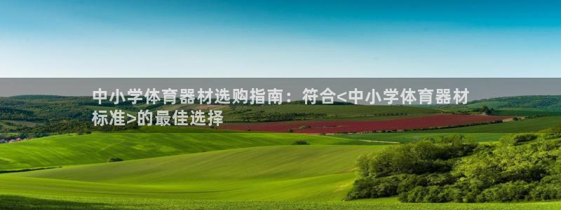 富联娱乐是什么时候开的店：中小学体育器材选购指南：符