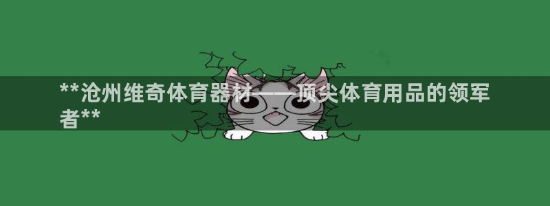 富联平台挂机赚钱：**沧州维奇体育器材——顶尖体育用品的领军