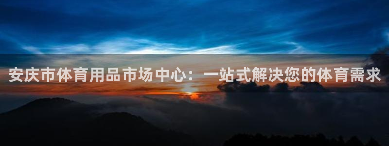 富联平台用户登陆不了：安庆市体育用品市场中心：一站式